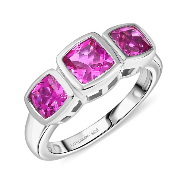 LUXURIANT AAA Labor Rosa Saphir Ring - 2,94 ct. image number 4