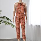 Träger-Jumpsuit mit gesmokter Taille , Größe: B43xL125cm, rosa