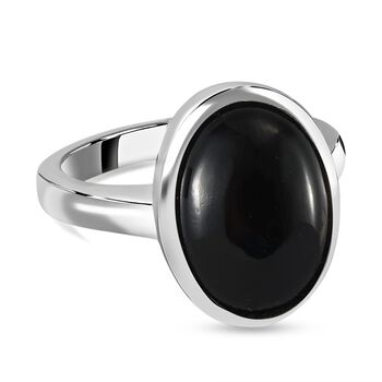 Schwarzer Onyx Ring  (Gr&ouml;&szlig;e 16.00) ca. 5,08 ct