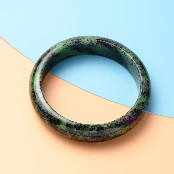 Rubin Zoisit-Armreif, 191,25 ct. image number 2