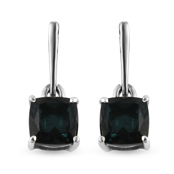 Alexandrit Triplett Quarz Ohrringe 925 Silber platiniert ca. 3,56 ct image number 0