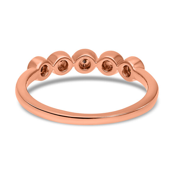 Natürlicher Champagner Diamant-Ring image number 5