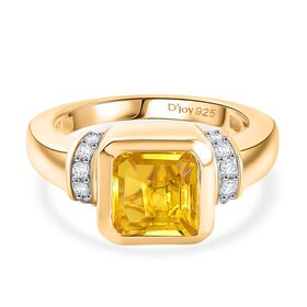 D'Joy Sphaleros Quarz und Zirkon Ring - 3,15 ct.