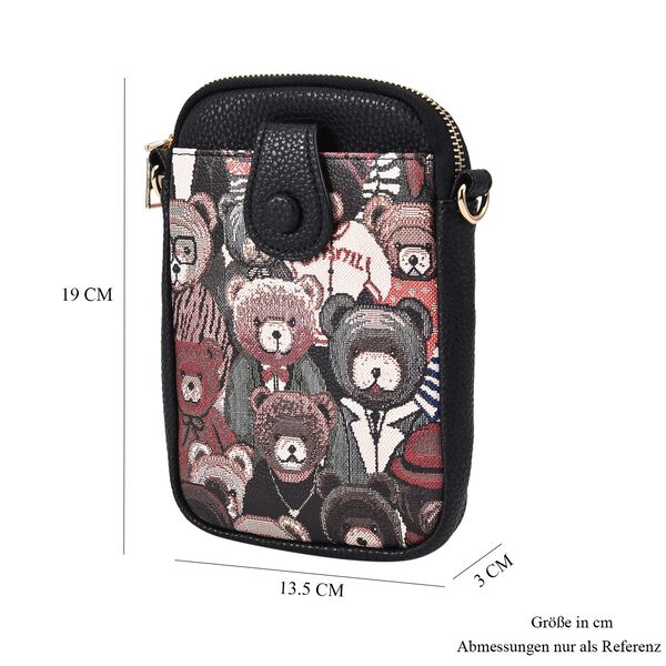 Crossbody Tasche aus Kunstleder, B&auml;r image number 7