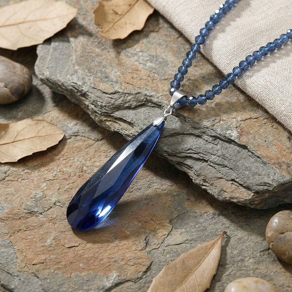 Blau Kristall Schmuckset image number 1