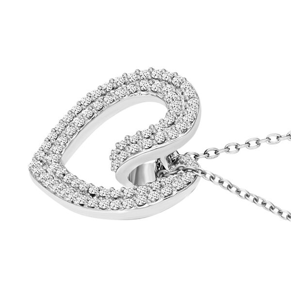 Diamant Anhänger mit Kette - 0,34 ct. image number 4