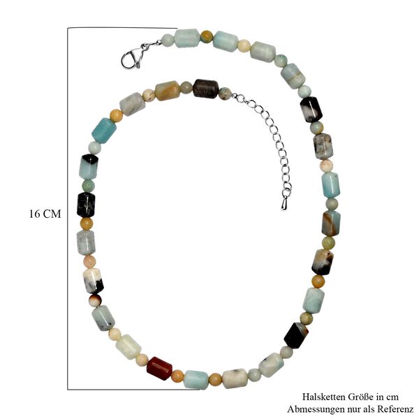 Mehrfarbige Jaspis 45cm Halskette - 250 ct. image number 6