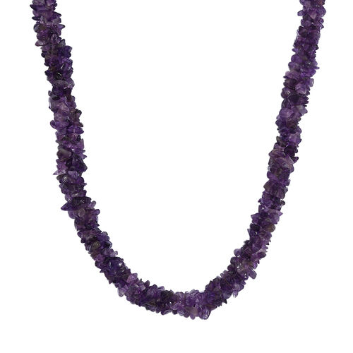 Afrikanische Amethyst Halskette, 50 cm - 370 ct. image number 0