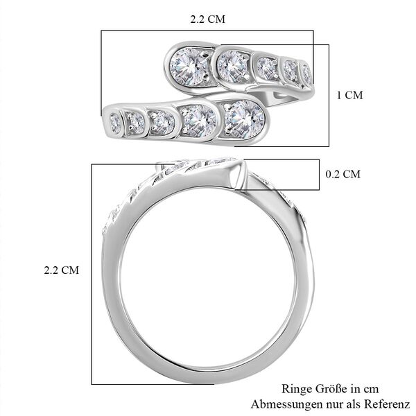 Moissanit Ring, ca. 0,77 ct image number 7