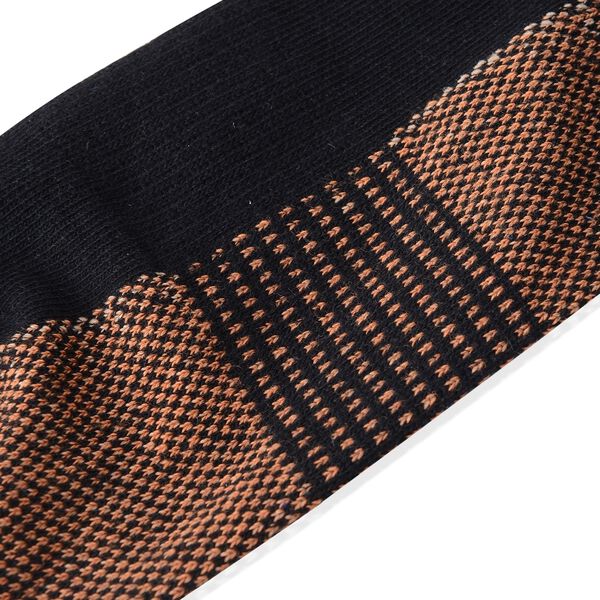 4er-Set Kupfer Socken, Größe S/M, Länge 26 cm, Schwarz image number 3