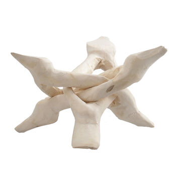 Handgefertigter dreibeiniger Holzst&auml;nder f&uuml;r Geoden, Schalen, Pflanzen etc., 10cm