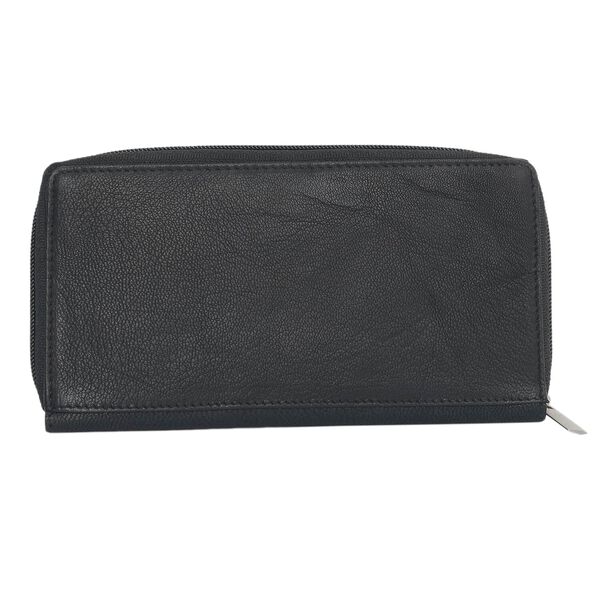 CLOSE OUT - UNION CODE: Echtleder Brieftasche mit Krokopr&auml;gung, schwarz image number 4