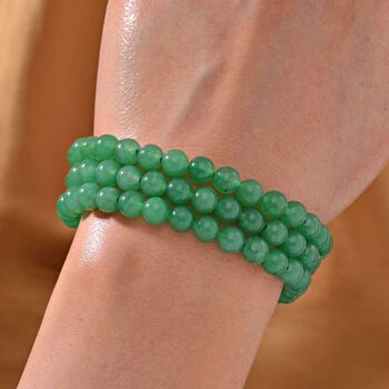 Gr&uuml;nes Aventurin-Armband, 18 cm - 30 ct.