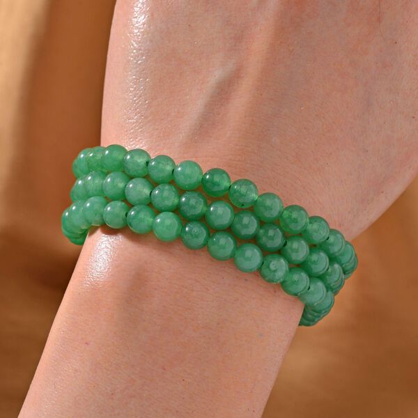 Grünes Aventurin-Armband, 18 cm - 30 ct. image number 2