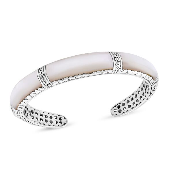 Royal Bali Kollektion- Perlmutt Armreif, 19cm image number 3