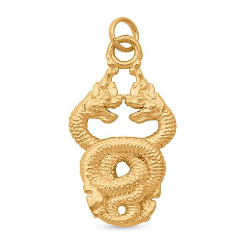 Drachen Anhänger in 999 Gold image number 0