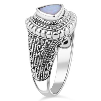 Royal Bali Kollektion- Nat&uuml;rlicher, &auml;thiopischer Welo Opal Ring - 1 ct.