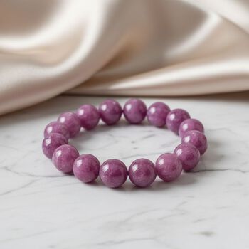 Flexibles lila Lepidolith Armband - 240 ct.