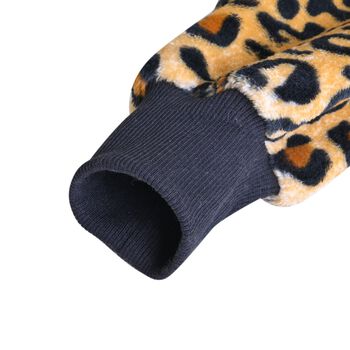 Flauschiger Flanell Hoodie mit gro&szlig;er Tasche