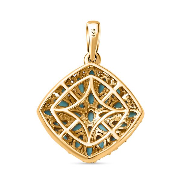 Sleeping Beauty T&uuml;rkis Anh&auml;nger - 2,21 ct. image number 5