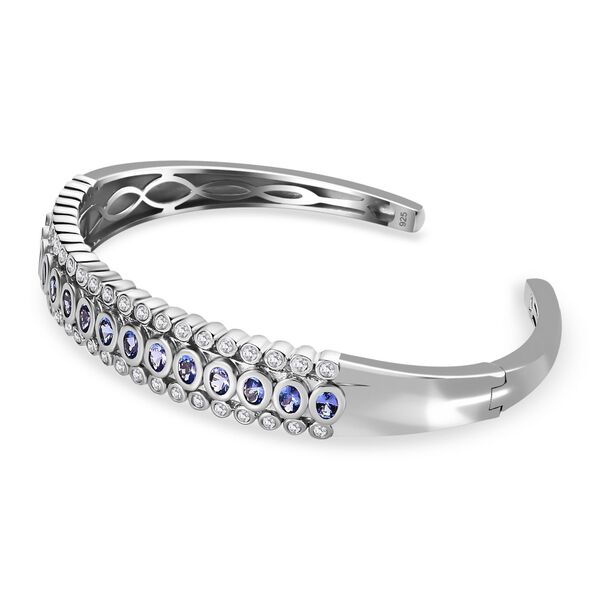 Tansanit und Zirkon Armreif - 4,38 ct. image number 4