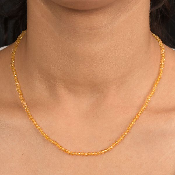 Citrin 50cm Halskette - 28 ct. image number 3