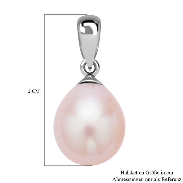 3er Set Süßwasser Perlen-Anhänger, Edelstahl image number 9