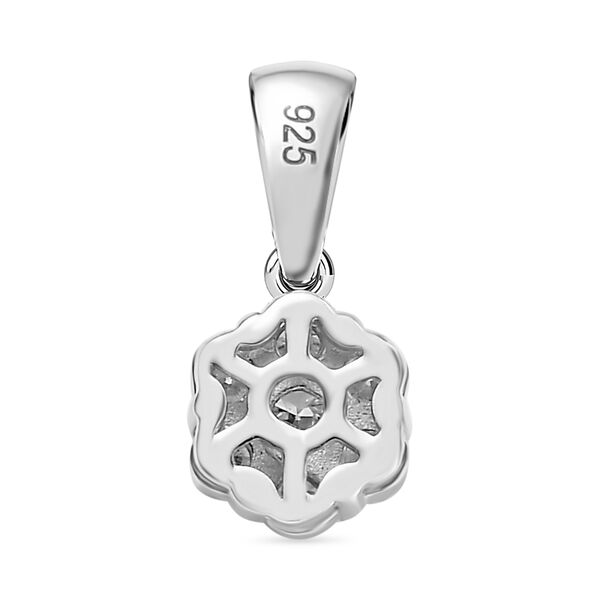 LUXURIANT SI Labor Diamant Anh&auml;nger, 925 Silber platiniert - 0,51 ct. image number 4