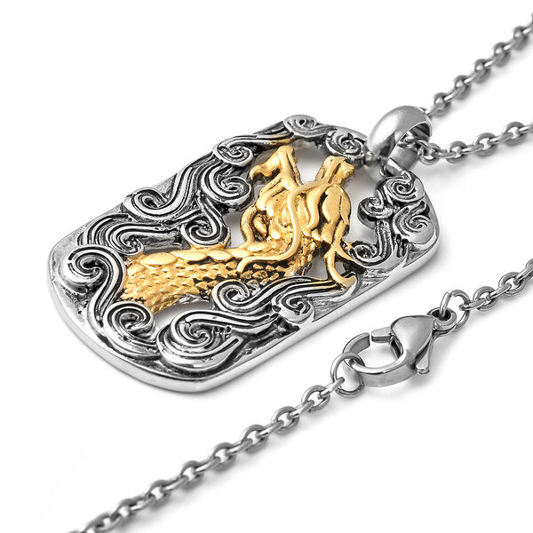 Anh&auml;nger mit Kette ca. 60 cm Edelstahl image number 3