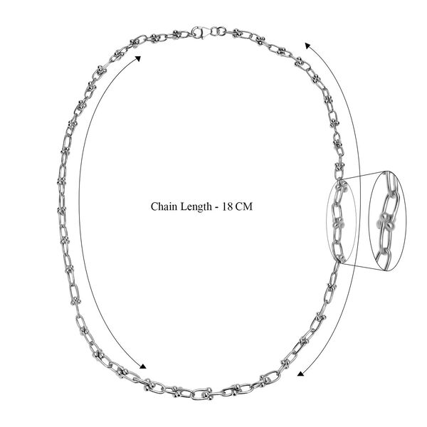 Halskette mit abgestuften Gliedern, 925 Silber image number 6