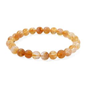 Citrin Armband Flexibel, ca. 97,00 ct.