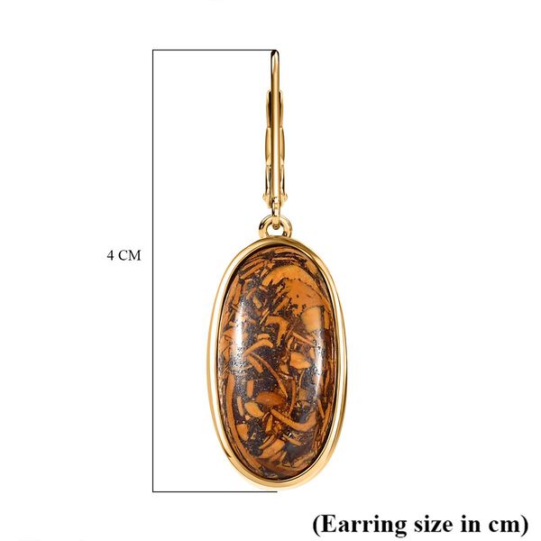 Skript Stein Ohrringe - 17,94 ct. image number 6