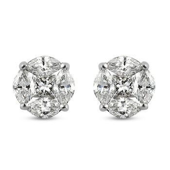 RHAPSODY Diamant-Ohrstecker, IGI zertifiziert VS E-F, 950 Platin ca. 0.50 ct