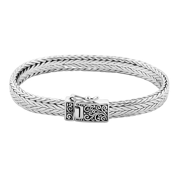 Royal Bali Kollektion - Tulang Naga Armband, 925 Silber, ca. 19 cm ca. 32,28g image number 3