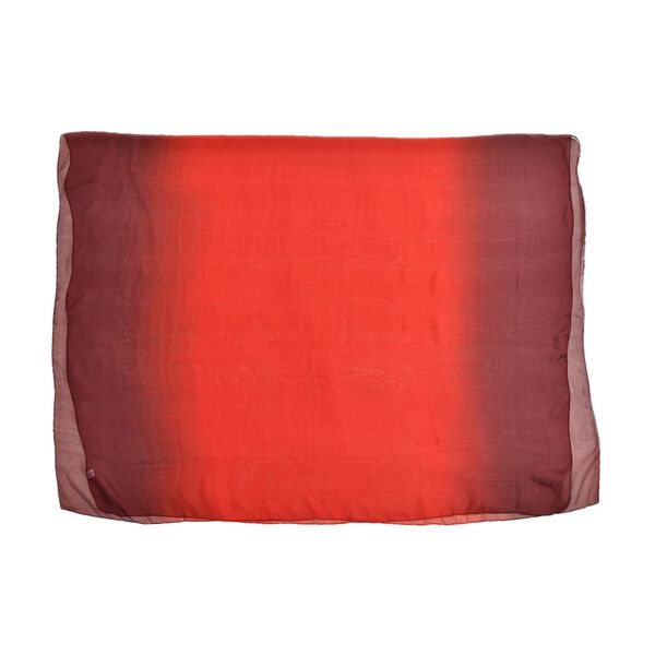 LA MAREY handgemalter Damen Schal aus Seidenchiffon, Schwarz image number 2