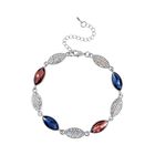 Mehrfarbiger Kristall Armband, ca. 20 cm