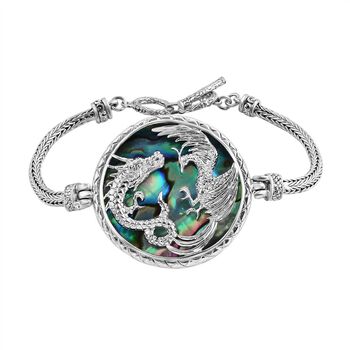 Abalone Muschel Armband ca. 19 cm 925 Silber
