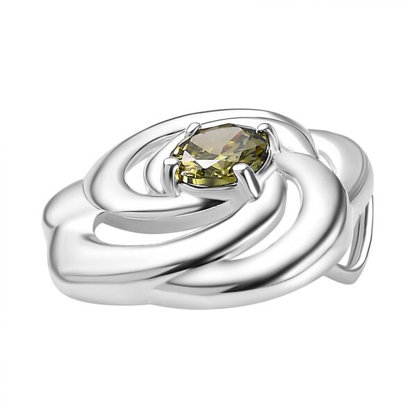 Peridot Zirkonia Anh&auml;nger - 0,82 ct. image number 4