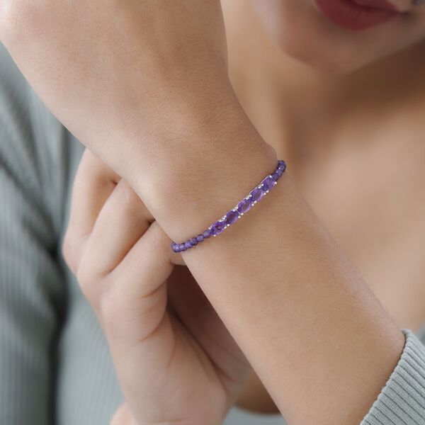 Eternity afrikanisches Amethyst-Armband image number 3