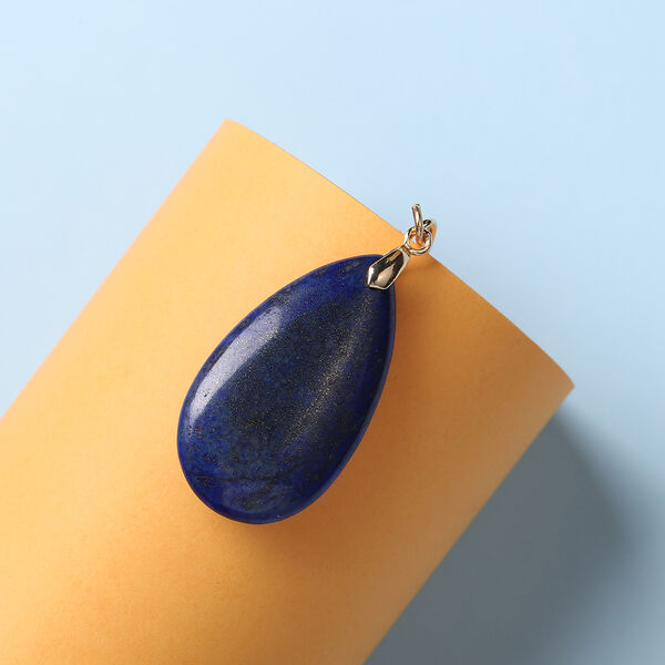 Lapislazuli Halskette, 50 cm, Messing ca. 43.00 ct image number 2