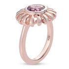 Rosa Amethyst-Ring, 925 Silber Roségold  ca. 1,19 ct image number 4