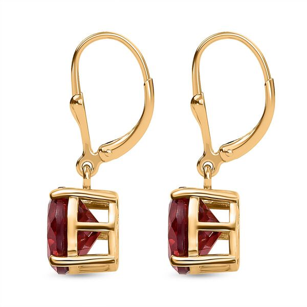 Labor Padparadscha Saphir Ohrringe - 7,88 ct. image number 5