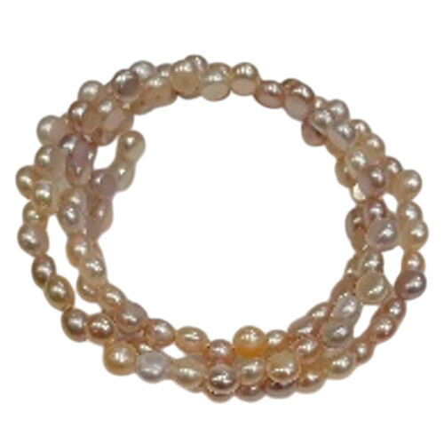 Mehrfarbige Süßwasser Perle Armband, ca. 18 cm, Reiner Edelstahl image number 0