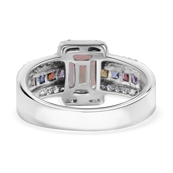 AA &auml;thiopischer Welo Opal, mehrfarbiger Saphir und Zirkon-Ring - 1,74 ct. image number 3