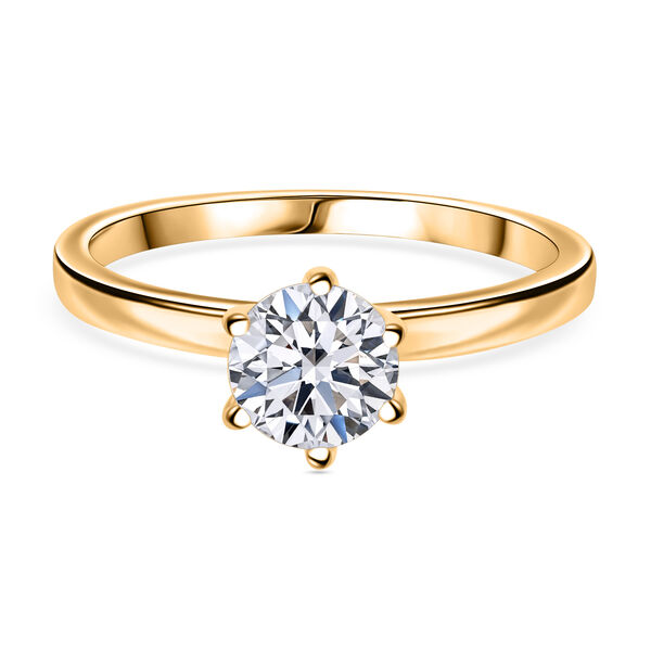 LUXURIANT VS Labor Diamant Ring in 585 Gold - 1 ct.