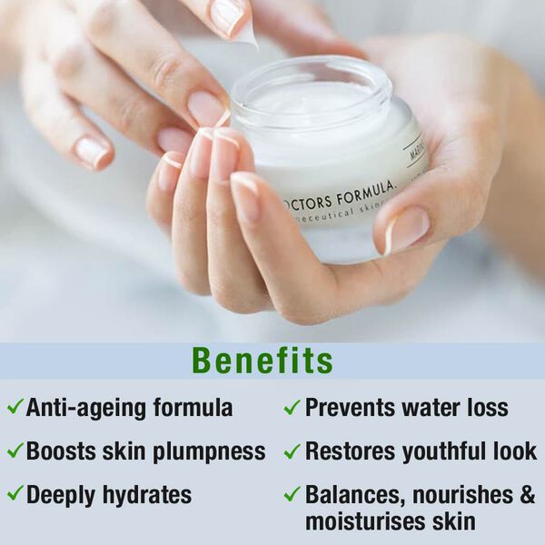 Doctors Formula: Anti-Ageing Restoring Night Moisturiser, 50ml image number 2