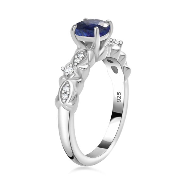 Masoala Saphir und Zirkon Ring - 1,46 ct. image number 5