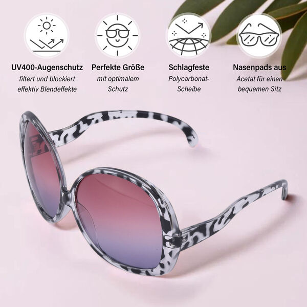 Sonnenbrille mit UV400 Schutz, grau image number 4