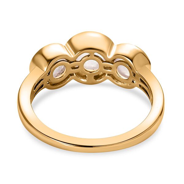 Premium Regenbogen Mondstein Ring - 2,15 ct. image number 6