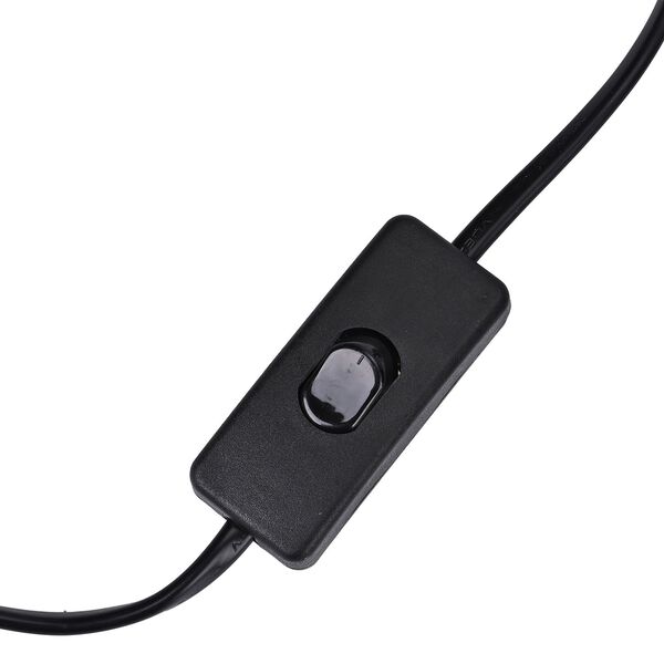 Handgefertige Tiffany-Stil Tischlampe, Buntglas, Blaue Lilie image number 9